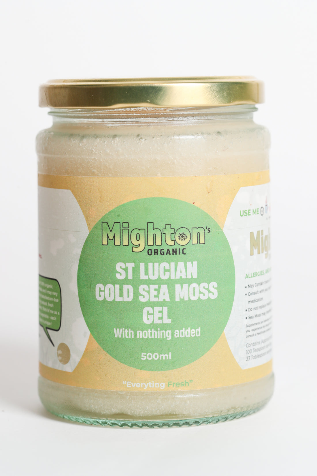 Plain Sea Moss Gel – Handmade, Wildcrafted, Cold Shipped for Freshness