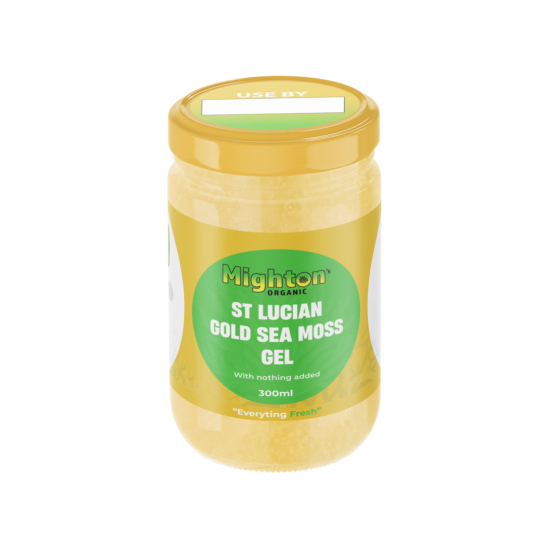 St Lucian Gold Sea Moss Gel | UK MADE | Fresh to Order | Organic | 100% Non GMO | Immune Support | Vegan | | Dr Sebi approved