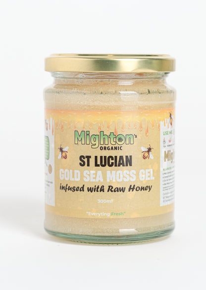 Sea Moss Gel Infused with Raw Honey – Handmade, Wildcrafted, Cold Shipped for Freshness