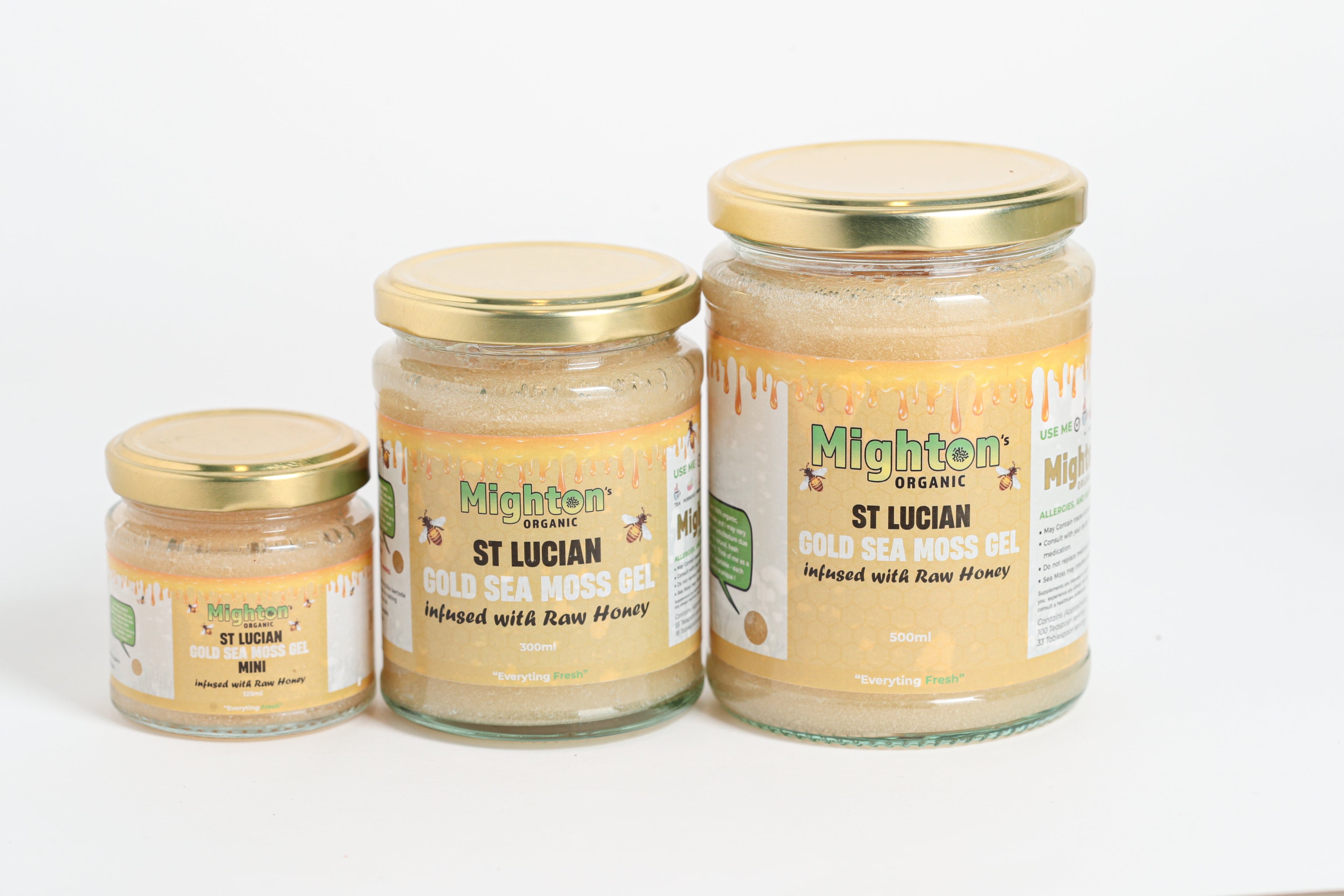 Sea Moss Gel Infused with Raw Honey – Handmade, Wildcrafted, Cold Shipped for Freshness